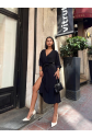 Ayrobin midi elbise