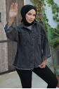 Cepli kot ceket siyah