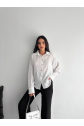 Çizgili oversize gömlek Çizgili oversize gömlek