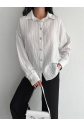 Çizgili oversize gömlek Çizgili oversize gömlek