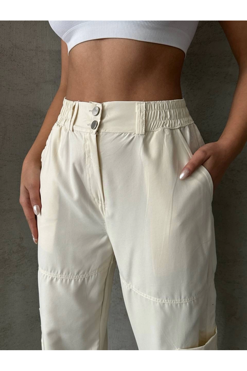 Jogger lastik paça pantolon