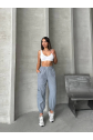 Jogger lastik paça pantolon