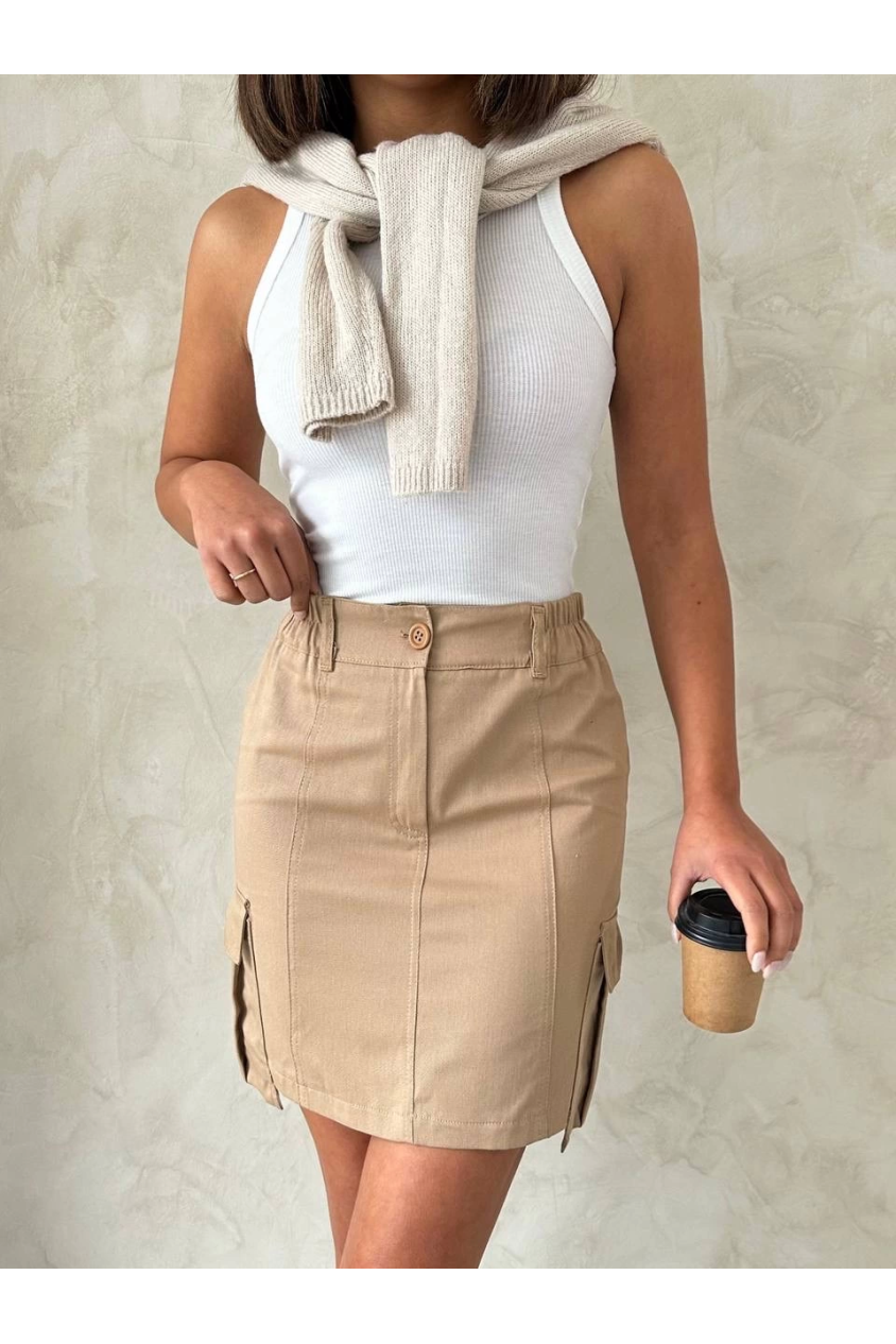 Kargo cep mini etek