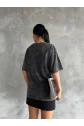 Kuş gözü yıkamalı tişört