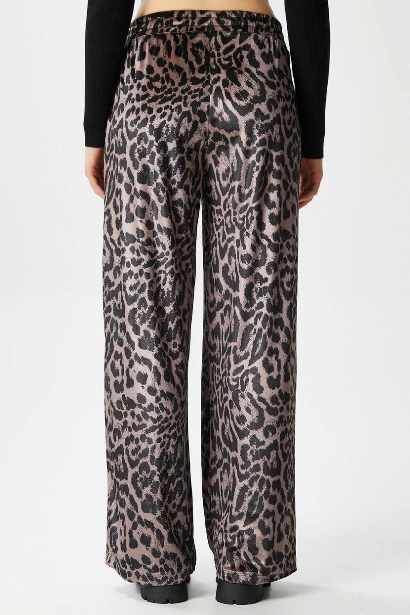 Leopar desen pantolon Leopar desen pantolon