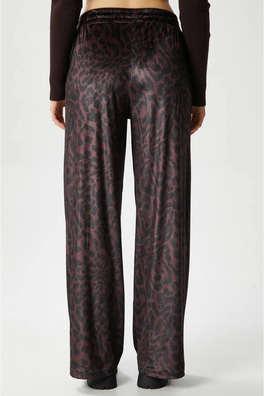 Leopar desen pantolon Leopar desen pantolon