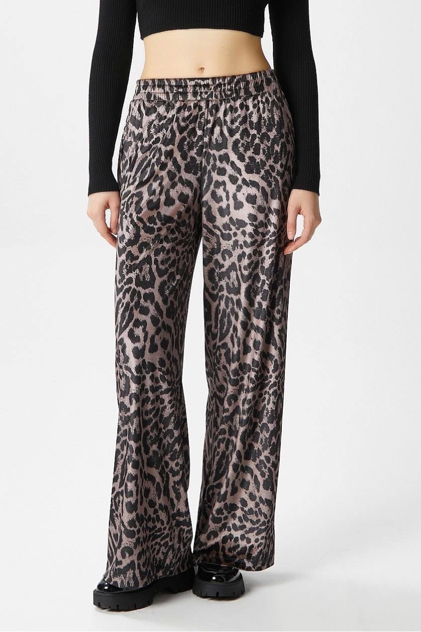 Leopar desen pantolon Leopar desen pantolon