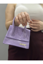 Luxe lila cilt çanta