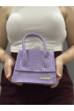 Luxe lila cilt çanta
