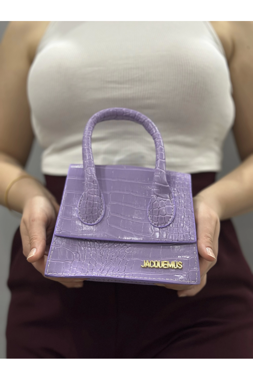 Luxe lila cilt çanta
