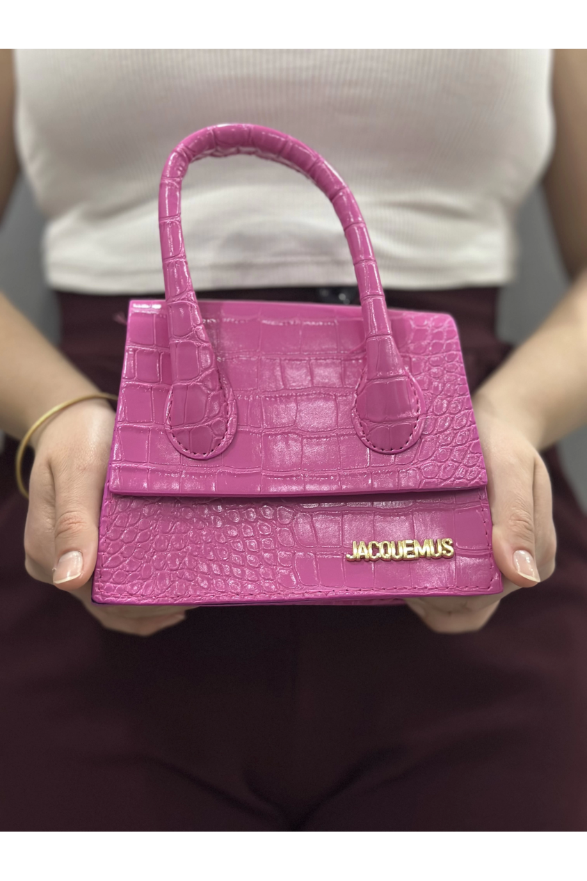Luxe pembe cilt çanta