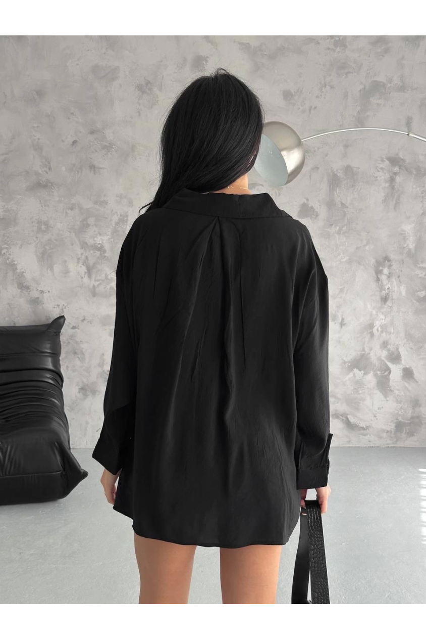 Modal oversize cepli gömlek