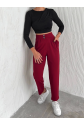 Örme krep pantolon çift düğmeli Örme krep pantolon çift düğmeli