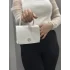 Beyaz cilt krash çanta
