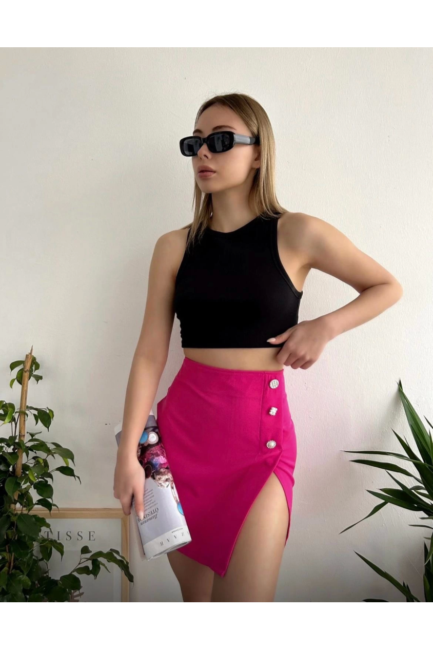 Üç taşlı mini etek