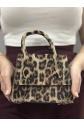 Luxe leopar cilt çanta