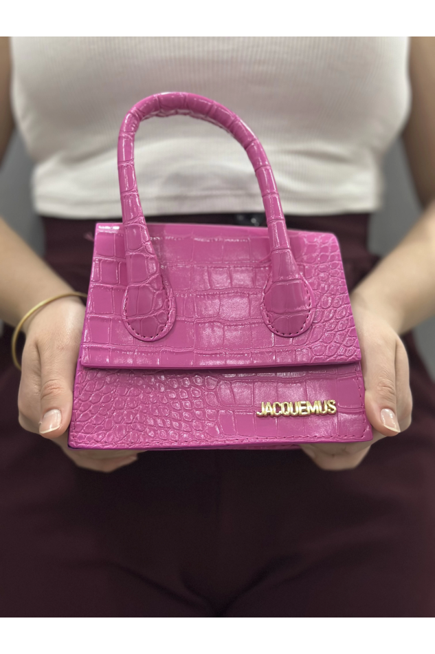 Luxe pembe cilt çanta