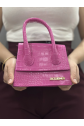 Luxe pembe cilt çanta