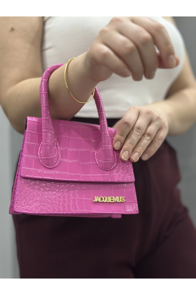 Luxe pembe cilt çanta