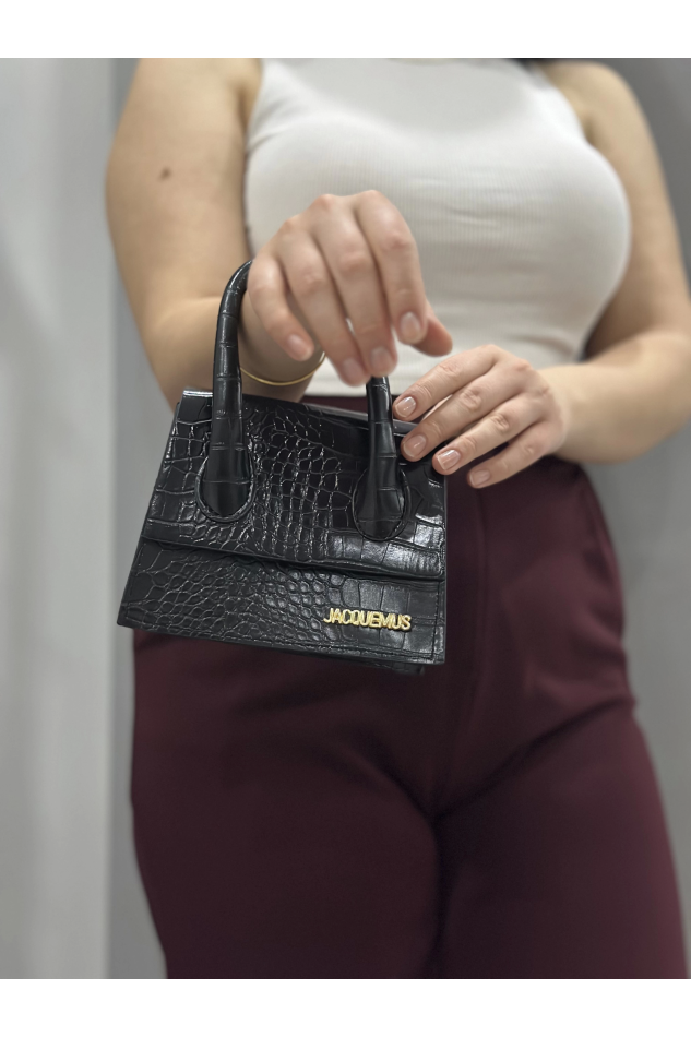 Luxe siyah cilt çanta