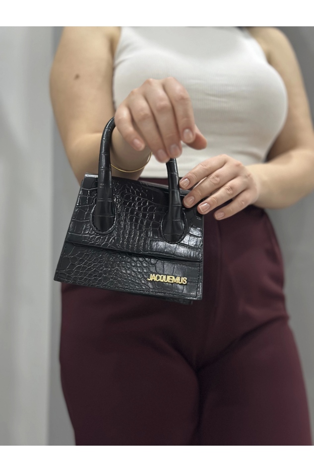 Luxe siyah cilt çanta