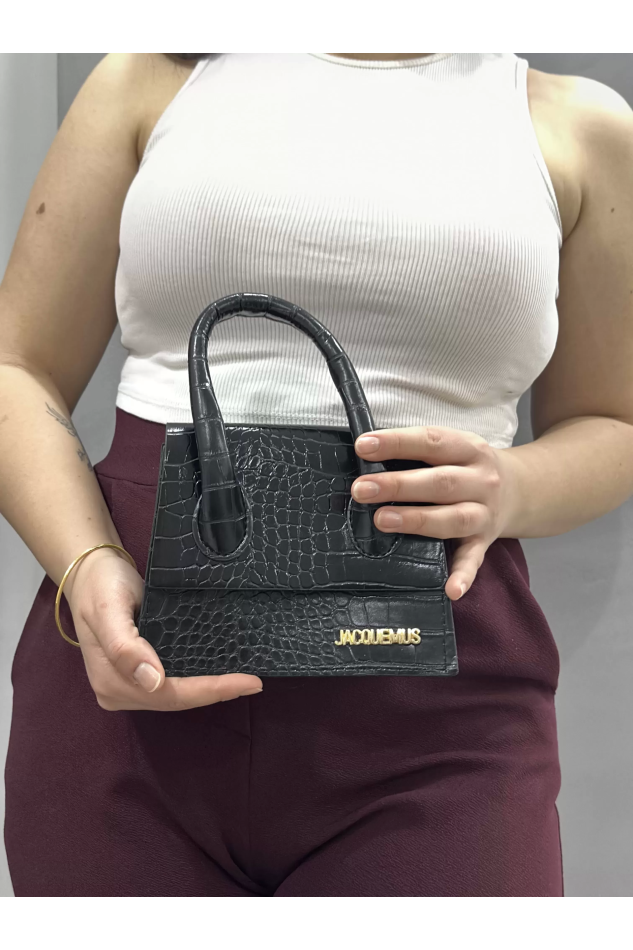 Luxe siyah cilt çanta