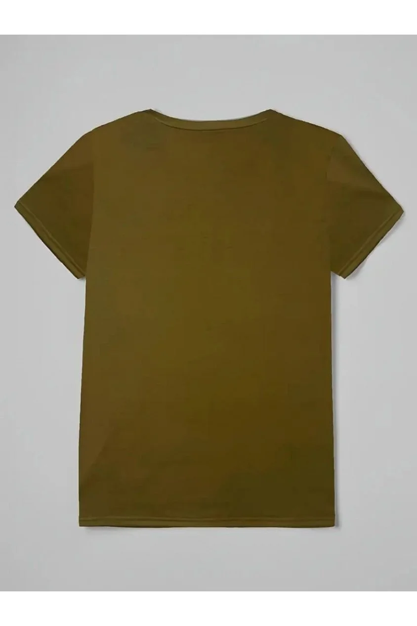 Kadın Kısa Kollu Kedi Ve Pati Baskılı Süprem T-shirt