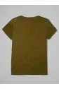Kadın Kısa Kollu Kedi Ve Pati Baskılı Süprem T-shirt