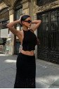 Adela Kroşe Etek Takım 9504-01
