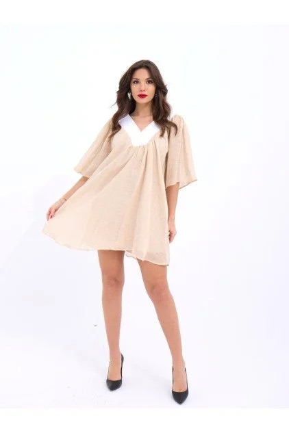 7009 ELBİSE-BEJ