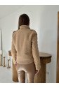Camel Cepli Yumoş Ceket