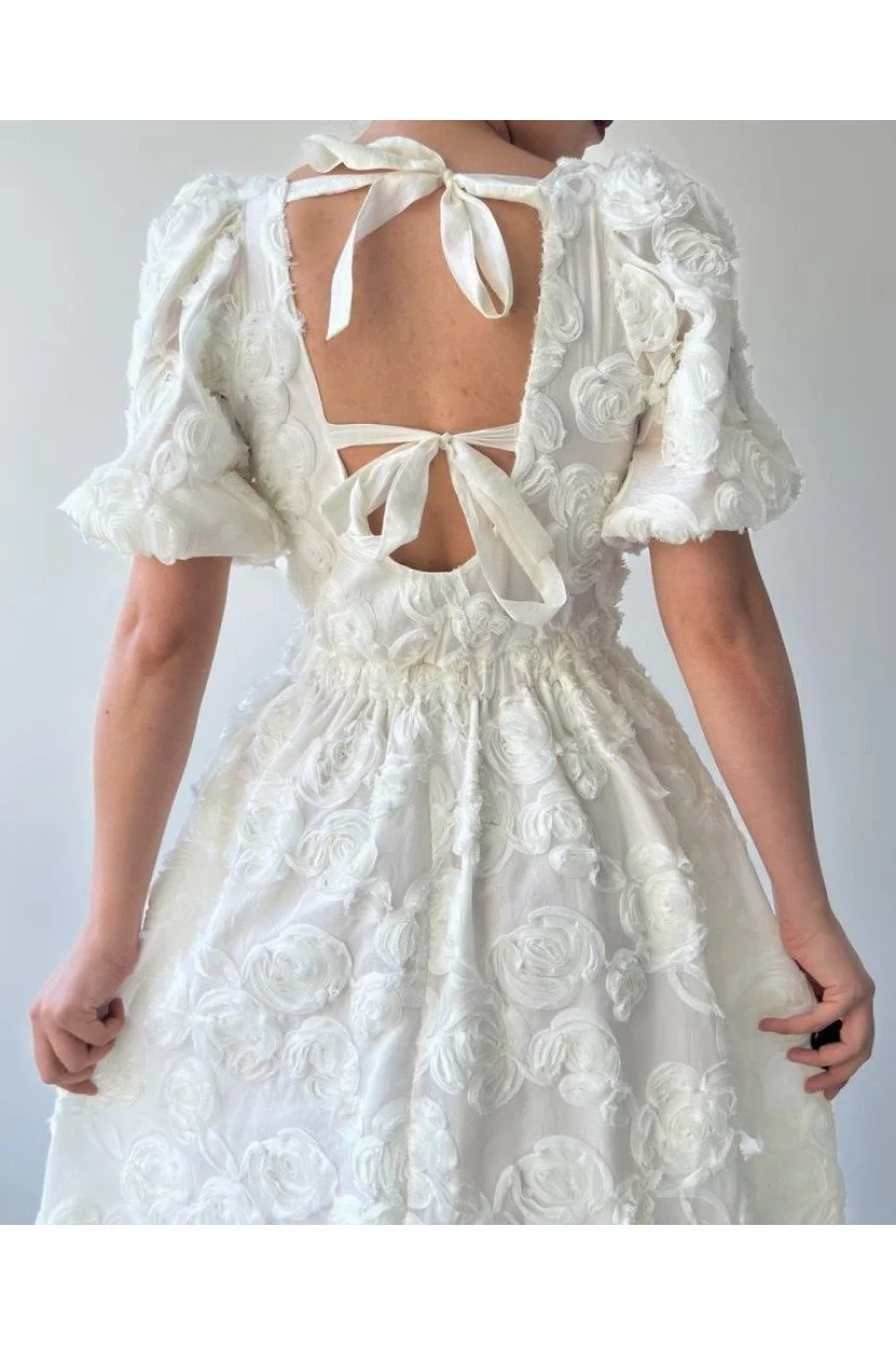 Wear Sırt Bağlama Detaylı Elbise