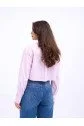 7383 GÖMLEK-PEMBE ÇİZGİLİ