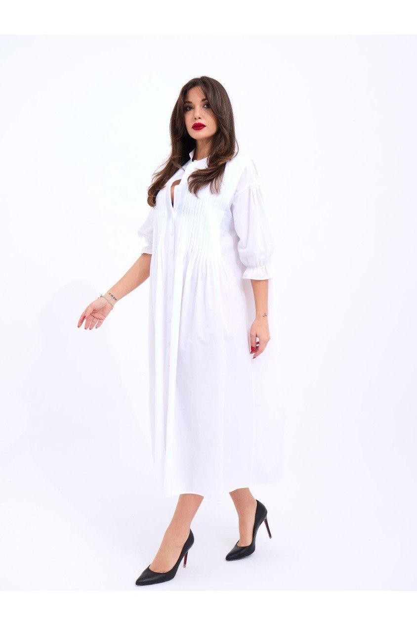 5865 ELBİSE-BEYAZ