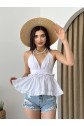Agnes Sırt Detay Bluz