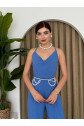 Darcy Sırt Dekolteli Tulum