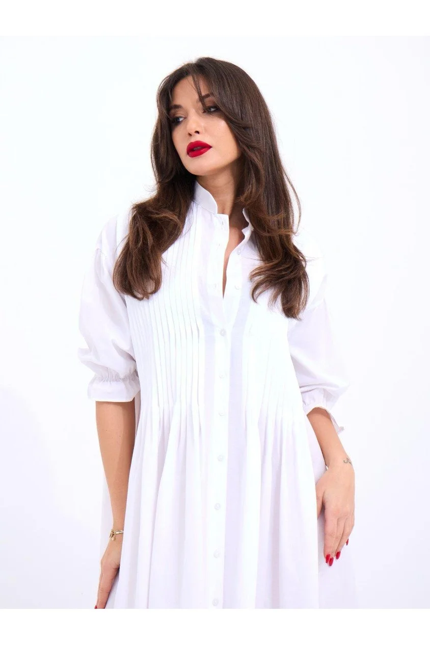 5865 ELBİSE-BEYAZ