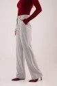 Premium Model Oturtmalı Gri Pantolon