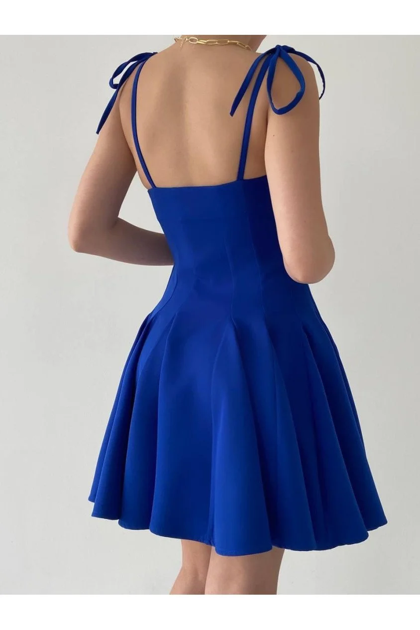Clara Askılı Mini Elbise