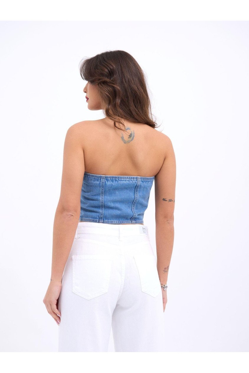 6991 KOT BLUZ-MAVİ