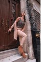 Kadın Uzun Kollu Krep üçlü Takım
