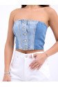 6991 KOT BLUZ-MAVİ