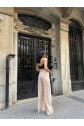 PANTOLON KAPALI CEP DETAYLI SALAŞ PANTOLON - Bej