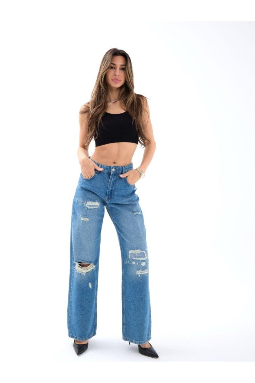 7181 KOT PANTOLON-MAVİ
