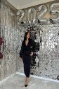 Siyah Kolları Şifon Arka Bel Detaylı Elbise