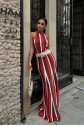 Lucia Çizgili Ajurlu Elbise 2763
