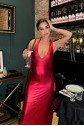 Felicia Sırt Dekolteli Elbise 2583-08