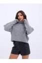 43211 TRİKO BALIKÇI KAZAK-GRİ
