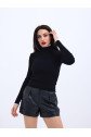 42251 TRİKO BALIKÇI FİTİLLİ KAZAK-SİYAH-EKRU