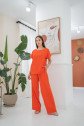 Oranj T-Shirt Ve Pantolon Takım